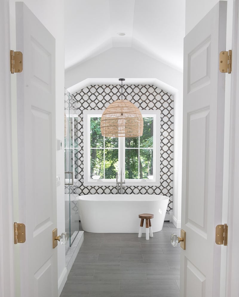 Bathroom With Double Doors