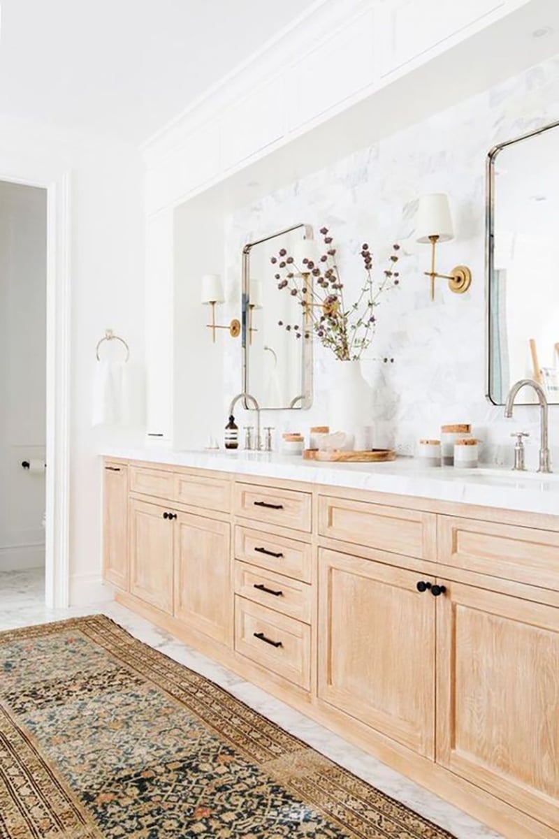 Bathroom With Mixed Metals