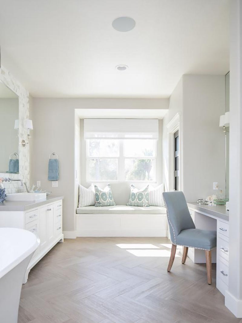 Bathroom With Window Seat