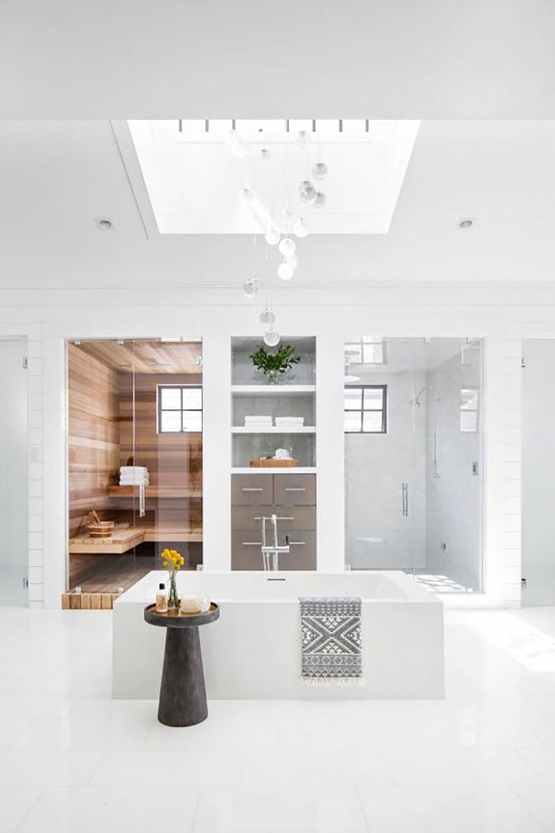 Bathroom With A Sauna