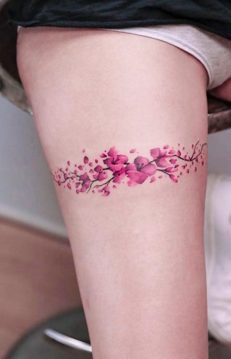 Cherry Blossom Branch Tattoo1