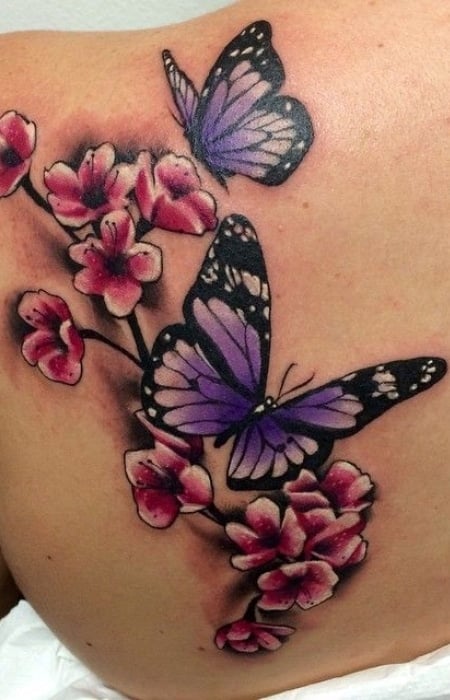 70 Beautiful Cherry Blossom Tattoo Designs & Meaning