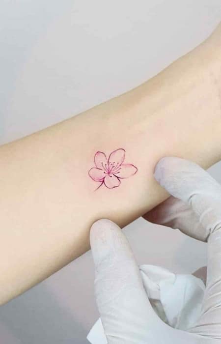 70 Beautiful Cherry Blossom Tattoo Designs & Meaning