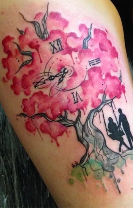 Cherry Blossom Tattoo For Men