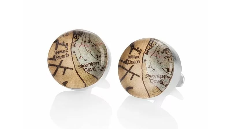 Custom Map Cufflinks