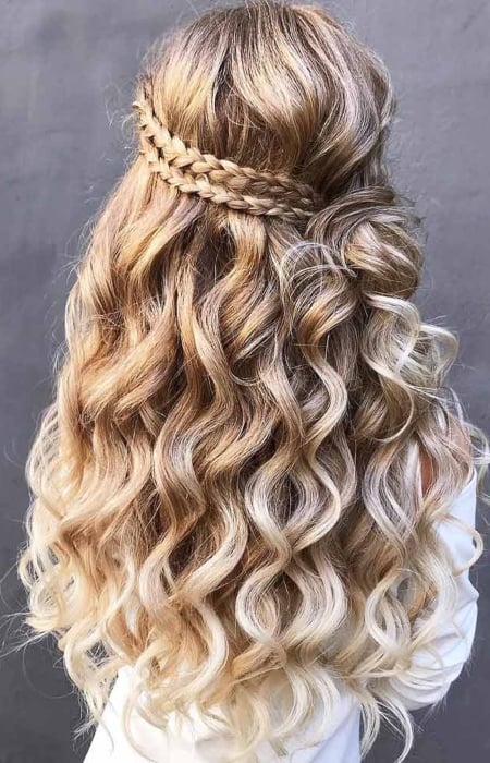 Cute Half Up Half Down Hairstyle