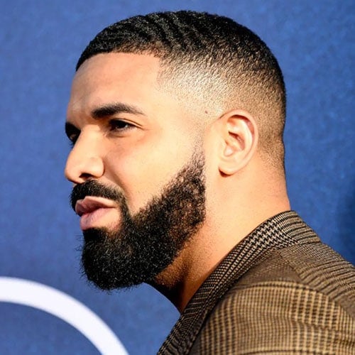 Drake Waves With Fade Haircut