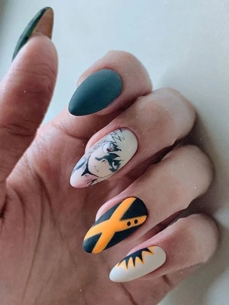 Easy Anime Nail Design