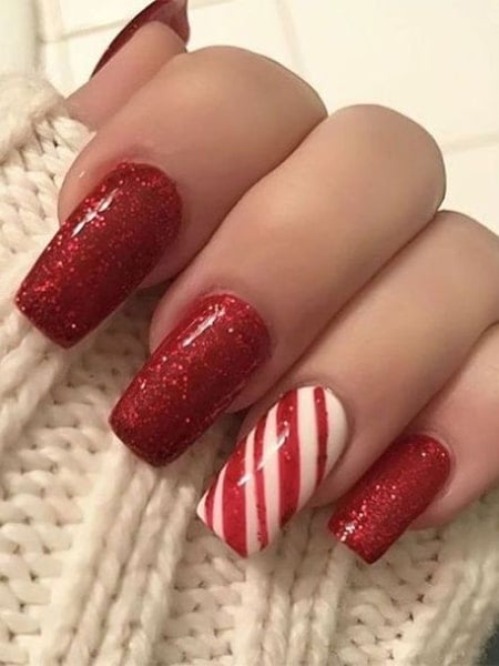 Easy Christmas Nails