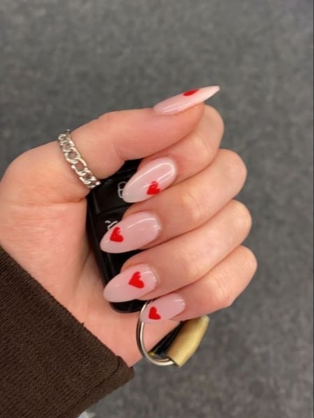 Easy Valentine's Nail Design