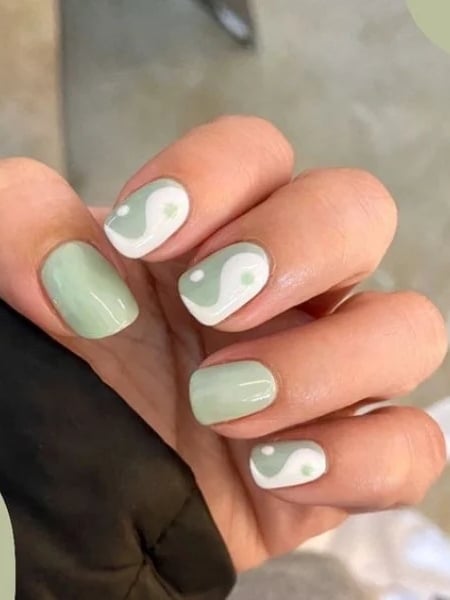 Easy square Shape Nail Design