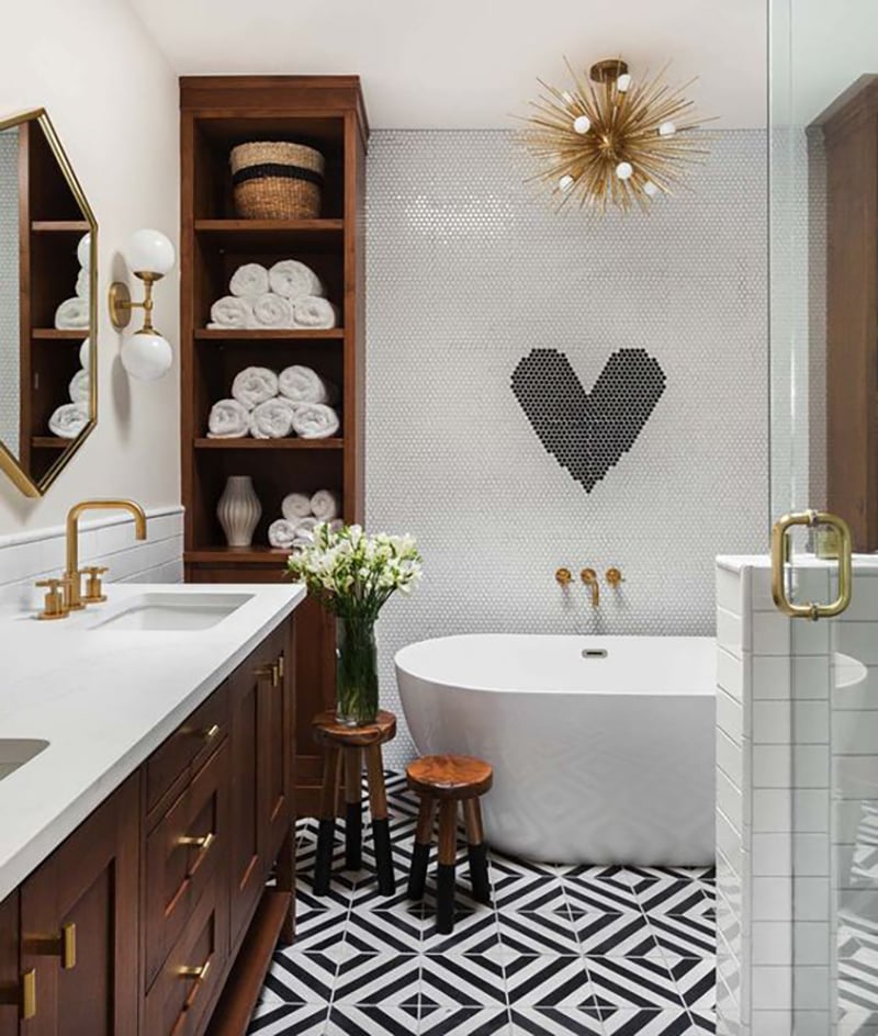 Eclectic Bathroom