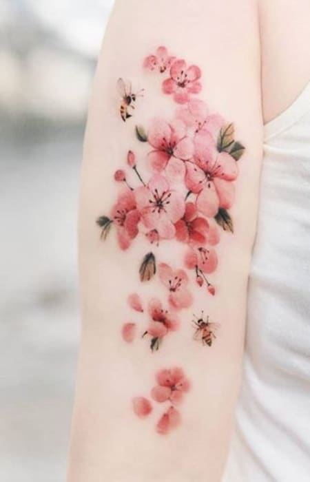 Cherry Blossom Tattoo Meanings Symbols and Designs