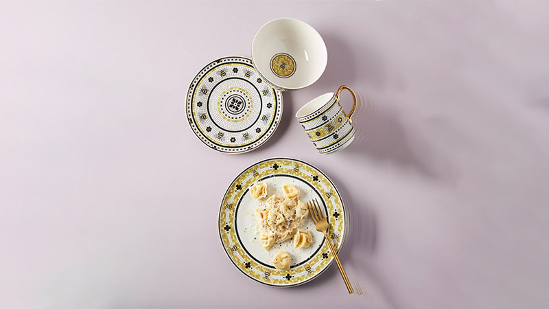 Garden Tile Dinner Plate