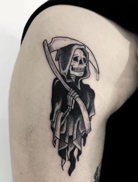 Grim Reaper Tattoo Men