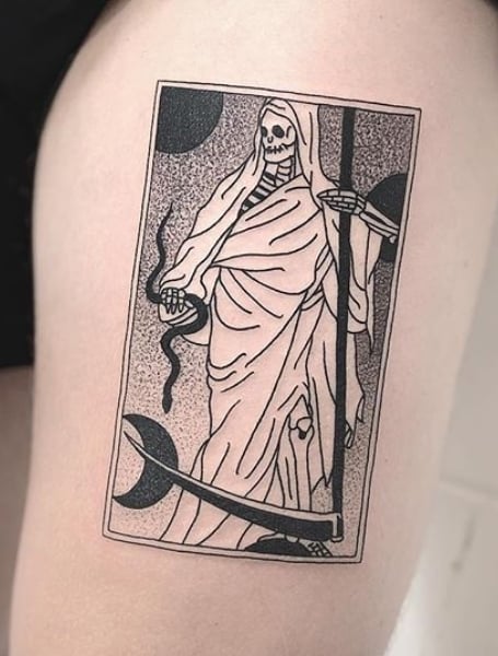 Grim Reaper Tattoo Women