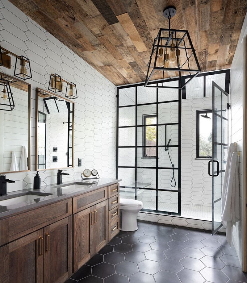 Industrial Earthy Bathroom