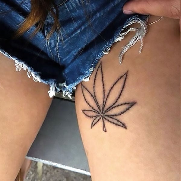 Inner Thigh Tattoo