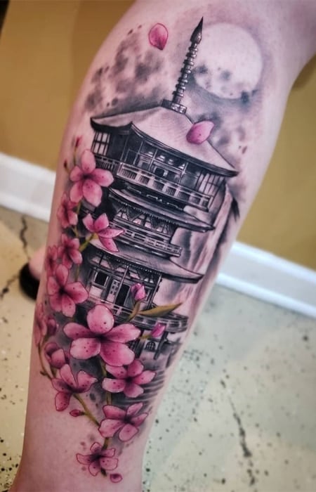 75 Trendy Cherry Blossom Tattoos Ideas And Meanings  Tattoo Me Now