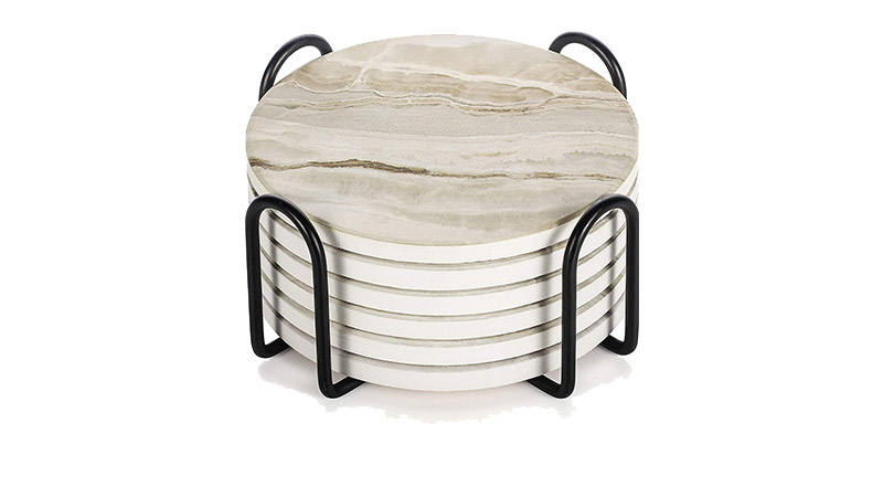 Lifver Drink Coasters With Holder