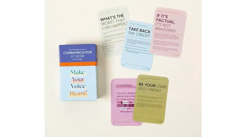 Make Your Voice Heard! Card Deck