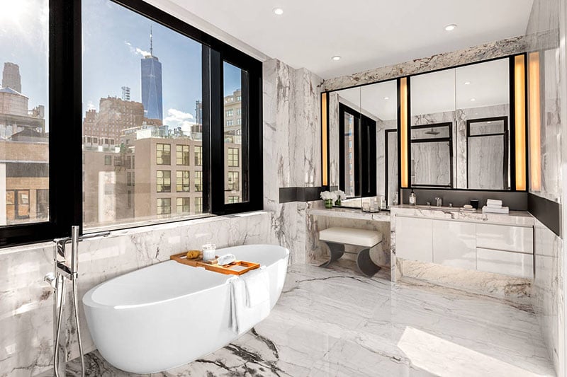 Manhattan Penthouse Master Bathroom