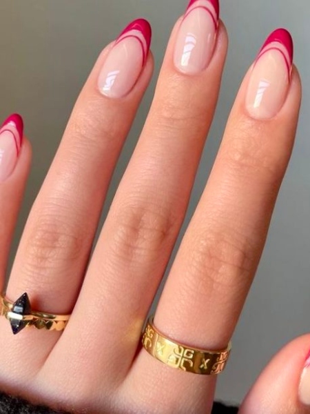 Modern French Manicure