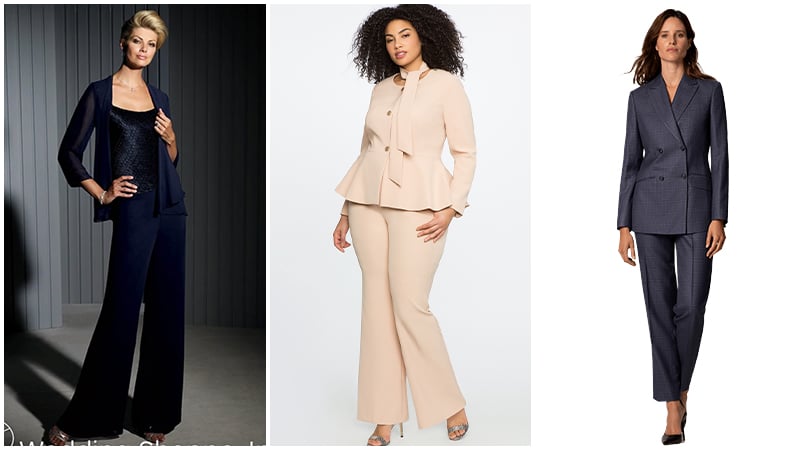 Modern Mother Of The Bride Pant Suits