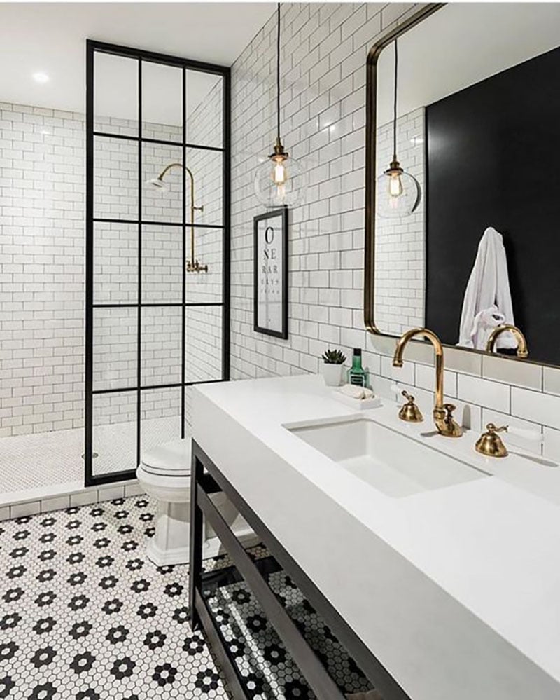 Monochrome Master Bath