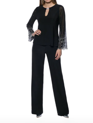 Mother Of The Bride Pant Suits Black 2