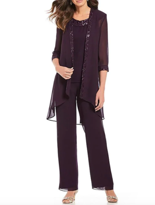 Mother Of The Bride Pant Suits For Winter Wedding 1