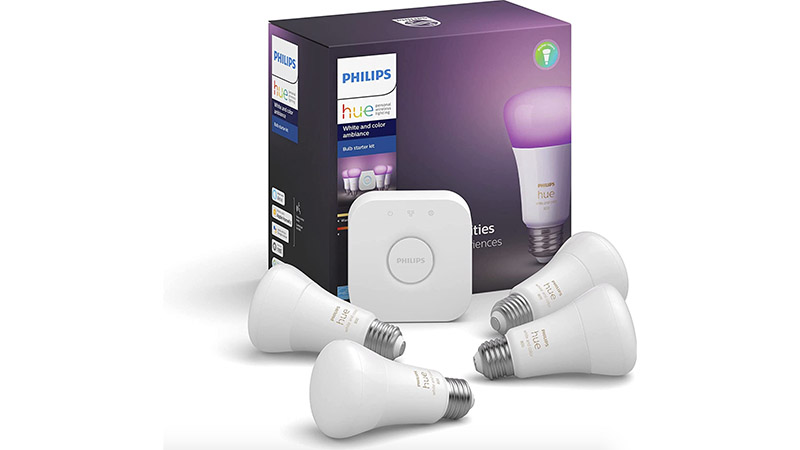 Philips Hue A19 Led Smart Bulb Starter Kit