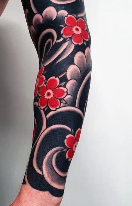 70 Beautiful Cherry Blossom Tattoo Designs & Meaning