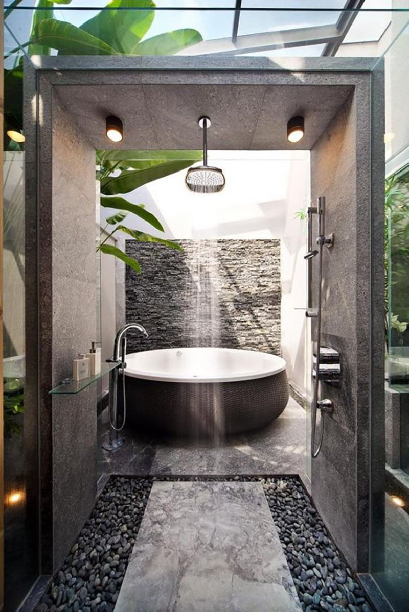 Romantic Resort Bathroom