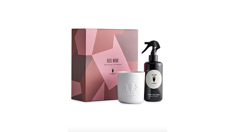 Rose Noire Room Spray & Candle Gift Set