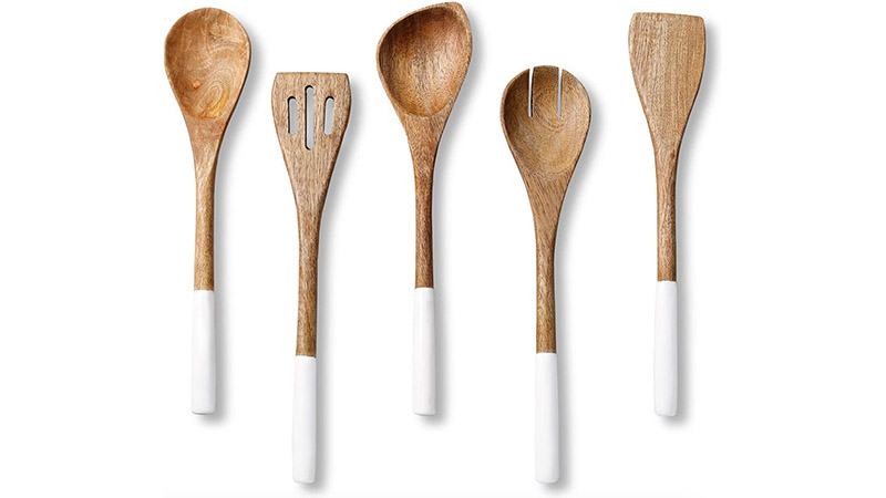Set Of 5 Wooden Spoons