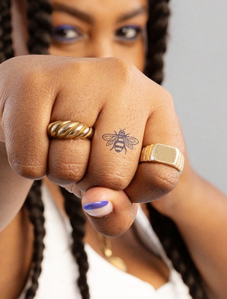 Temporary Bee Tattoo (1)