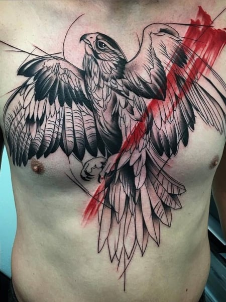 Trash Polka Eagle Tattoo1