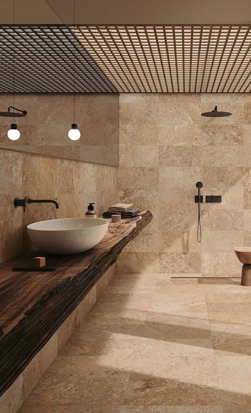 Travertine Bathroom