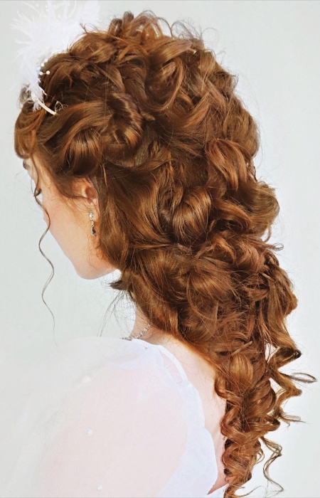 Victorian Half Up Half Down Hairstyles1