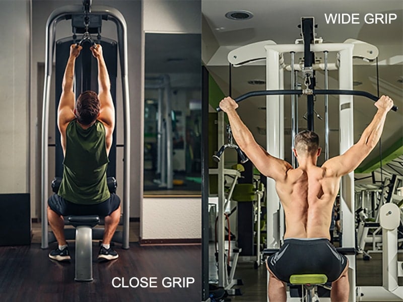 Wide Grip Vs. Close Grip Lat Pulldown