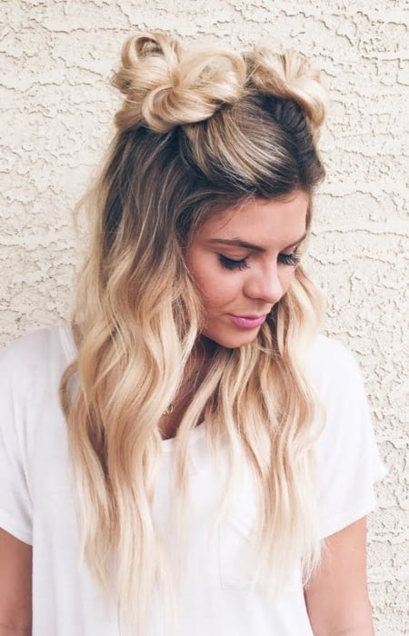 60 Best Half Up Half Down Hairstyles For 2023 - The Trend Spotter