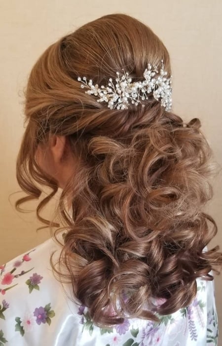 Half Up Half Down Hairstyles Mother Of The Bride1