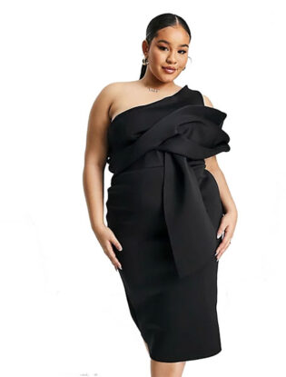 Asos Black Plus Size Cocktail Dresses