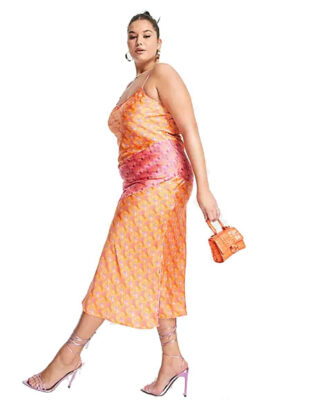 Asos Multicolour Plus Size Cocktail Dresses