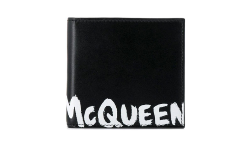 Alexander Mcqueen Logo Print Wallet