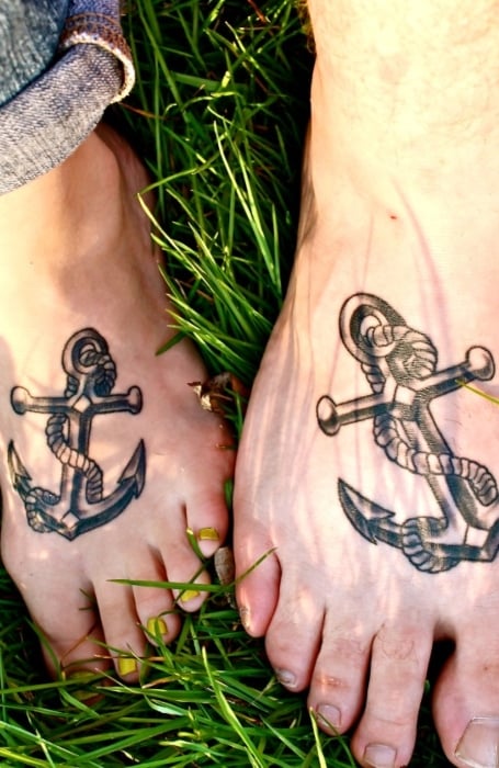 Anchor Couple Tattoos2