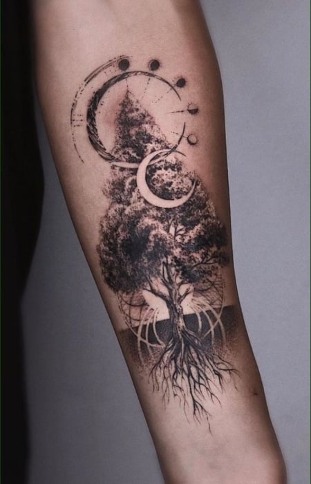 Arm Tree Of Life Tattoo