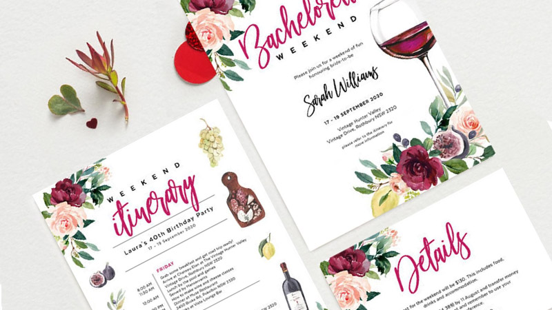 Bachelorette Party Invitations