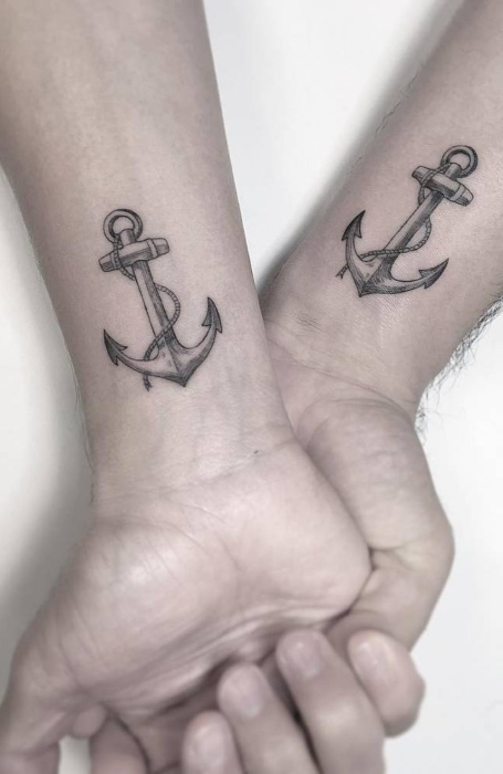 Best Friend Anchor Tattoo1